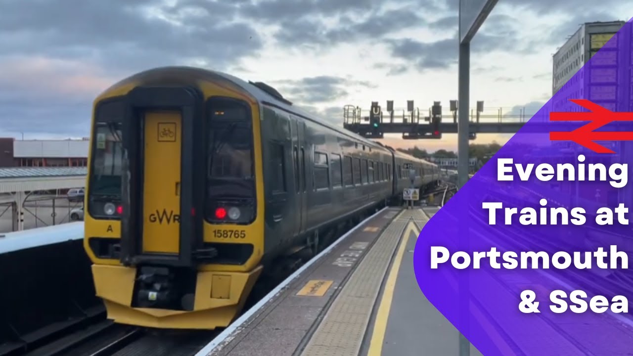 Evening Trains at Portsmouth & Southsea. 30/09/2024