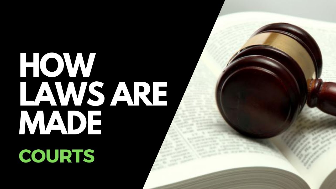 How laws are made - Courts
