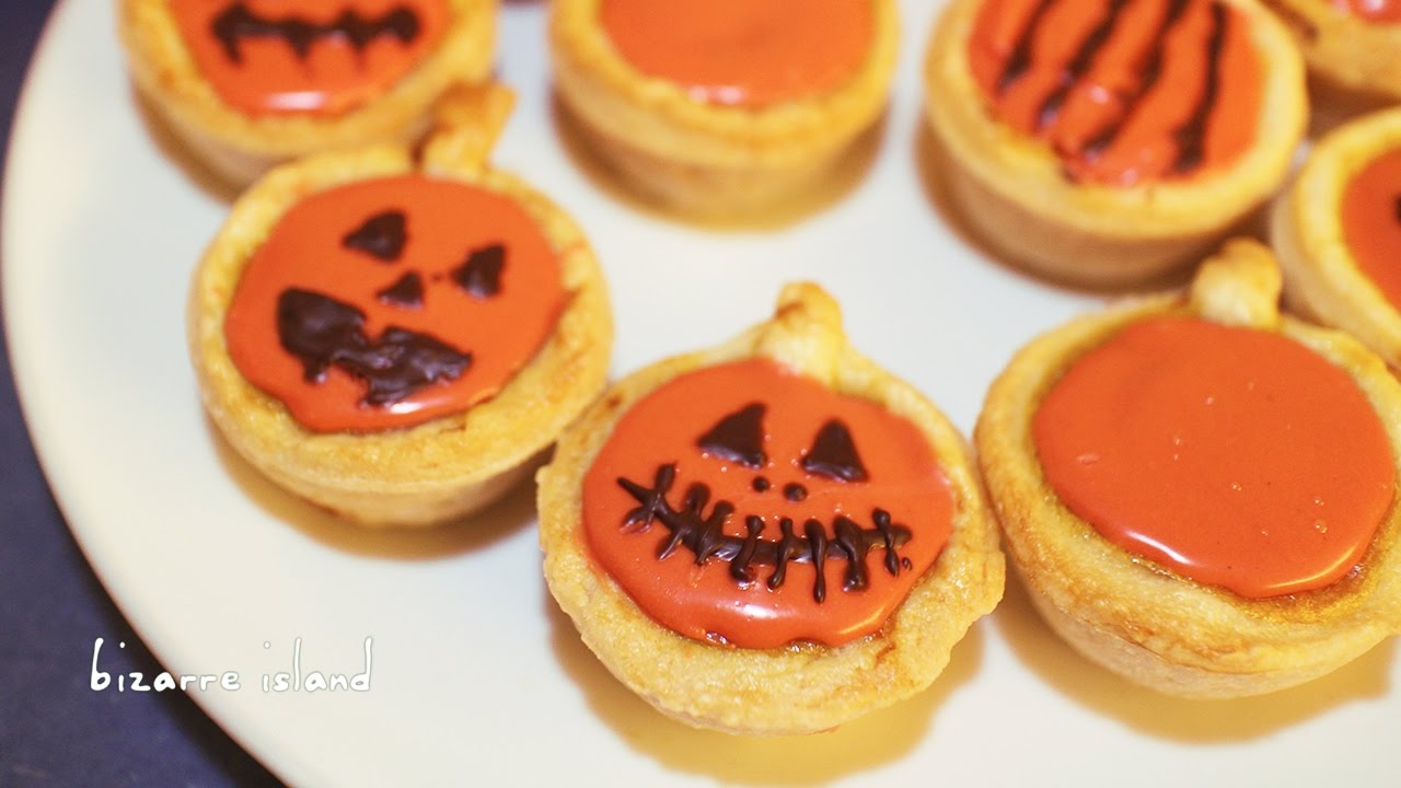 Mini Jack O' Lantern Pumpkin Pie Bites Recipe | d for delicious