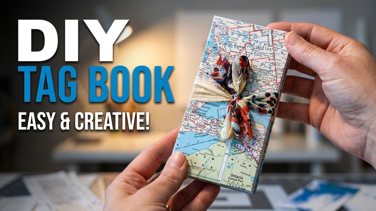 (No Sewing Required) Tag Book Made Easy!