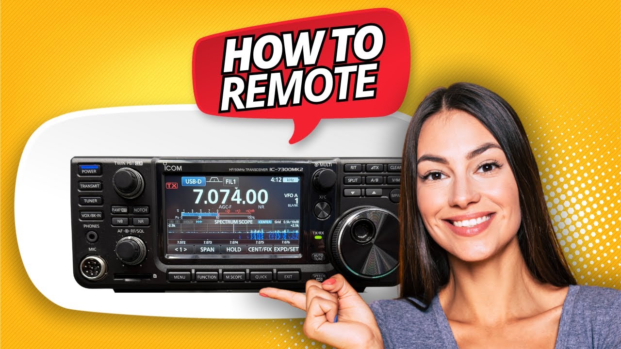 Control Your IC-7300 MK2 From Work, Home, Anywhere!