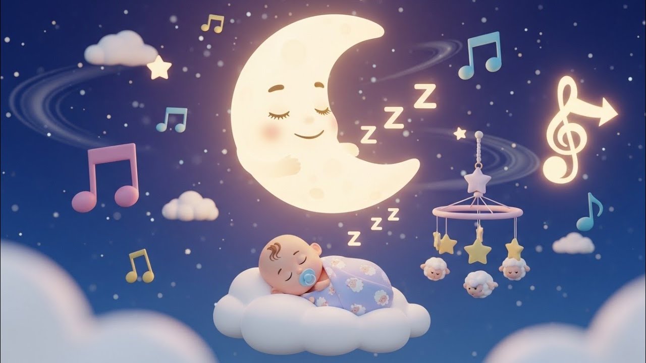 Baby Sleep Music – Gentle Lullaby for Babies 🌙 Calm Sleep Music