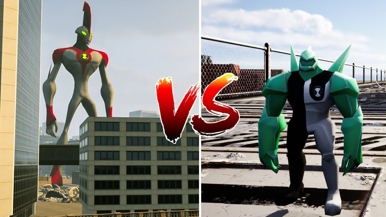 BEN 10 Galvan Vs BEN 10 The Plumber - Comparison