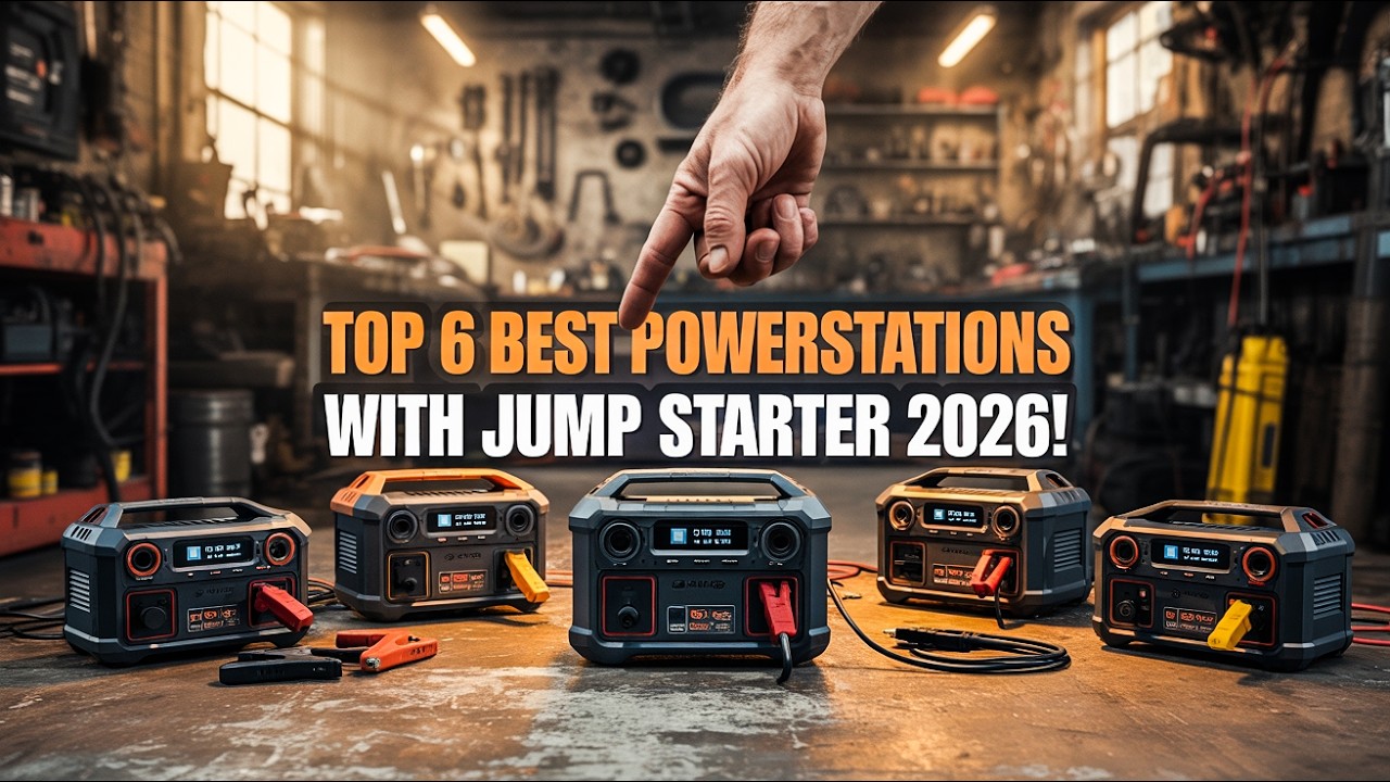 Top 6 Best Power Station With Jump Starter 2026!