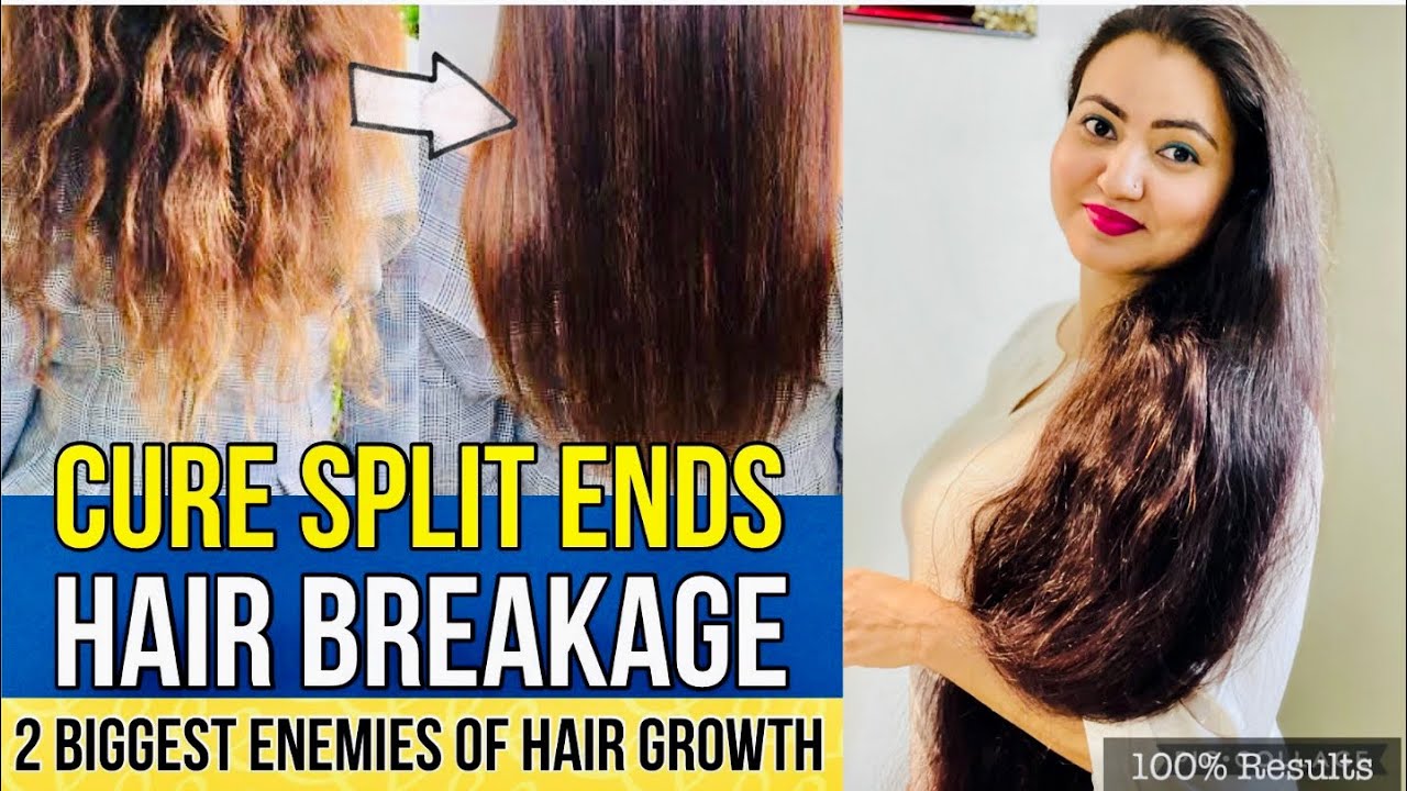 दो मुहें बाल Splits Ends की Problem को हमेशा के लिए खत्म करें | 100% Split Ends Treatment At Home