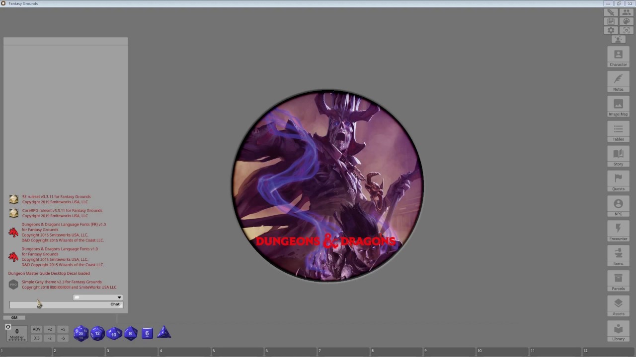 Fantasy Grounds Unity - Creating a Custom Campaign - Creating the Campaign Master Framework