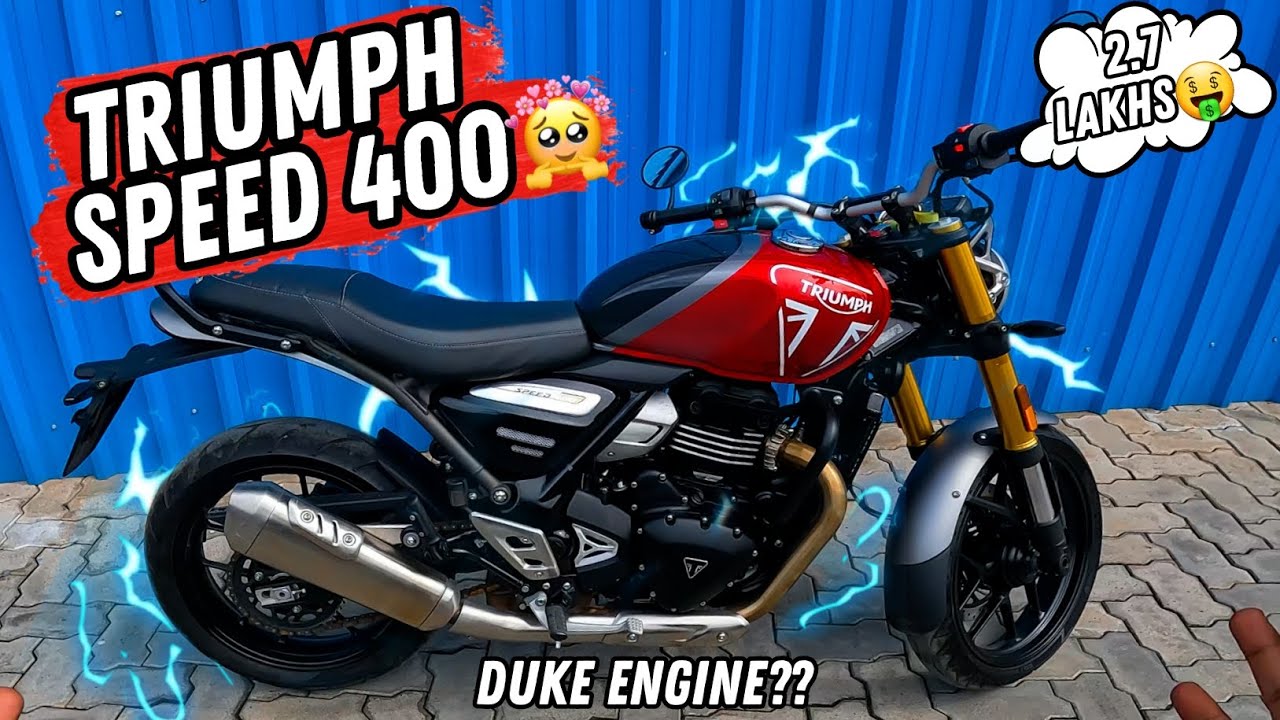 TRIUMPH SPEED 400🔥2.77 LAKHS🤑BETTER THAN DOMINAR 400??