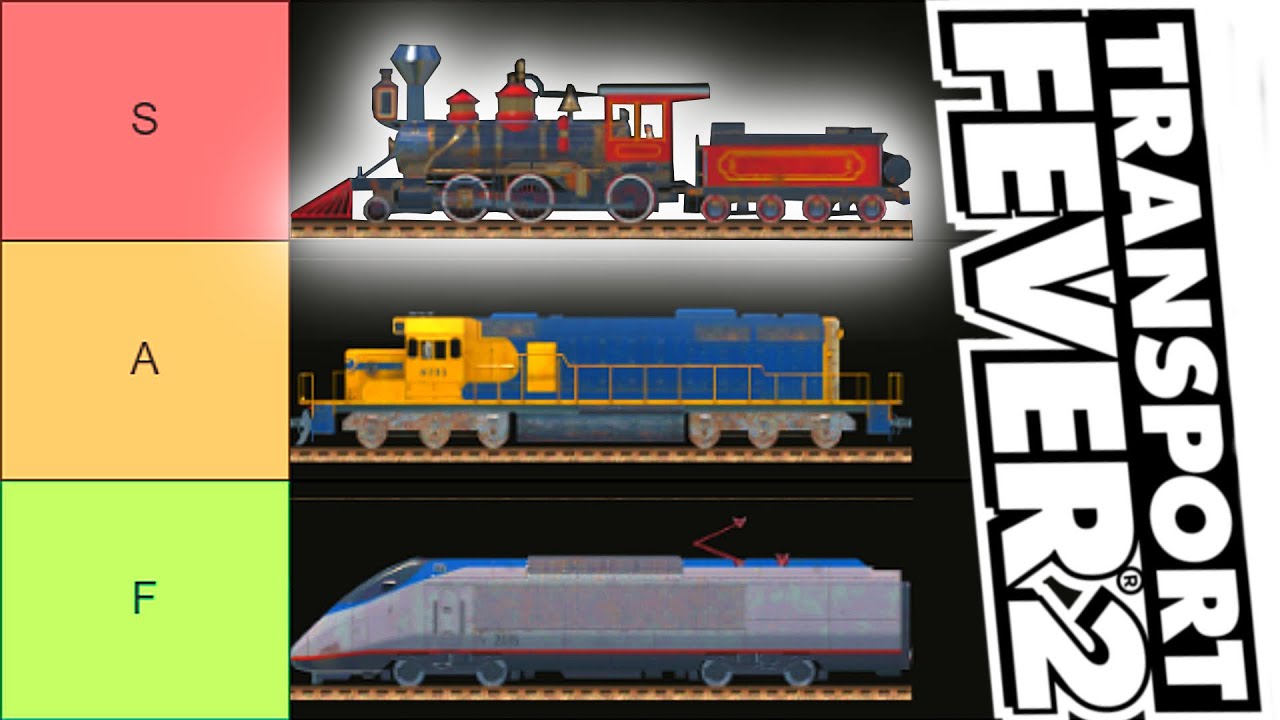 Рейтинг поездов в Transport Fever 2... НЕ ИСПОЛЬЗУЙТЕ ЭТИ ПОЕЗДА!
