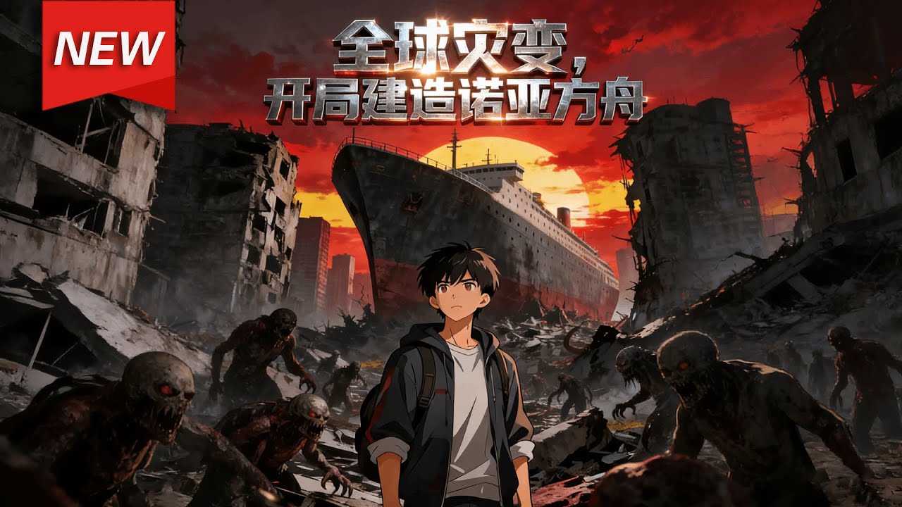 MULTISUB📢新番上线《全球灾变，开局建造诺亚方舟》第1~97集丨重生回末日降临前三月，秦斌激活末日生存系统，携破旧货船开启诺亚方舟建造计划！誓要重建人类文明！#漫剧 #破晓动漫社