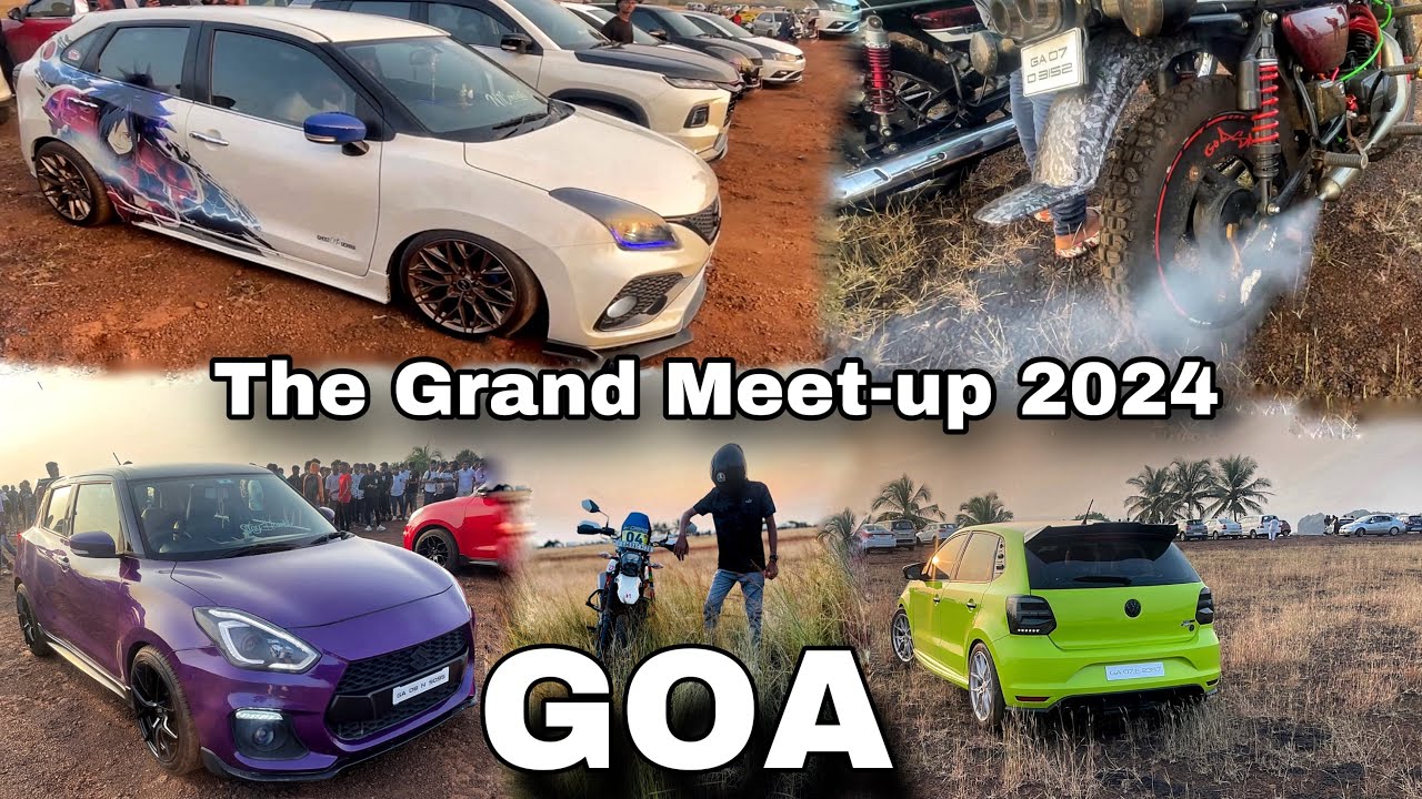 Goan Modified Cars And Bike Meetup || The Grand Bike And Car Meet-Up 2024 In Goa