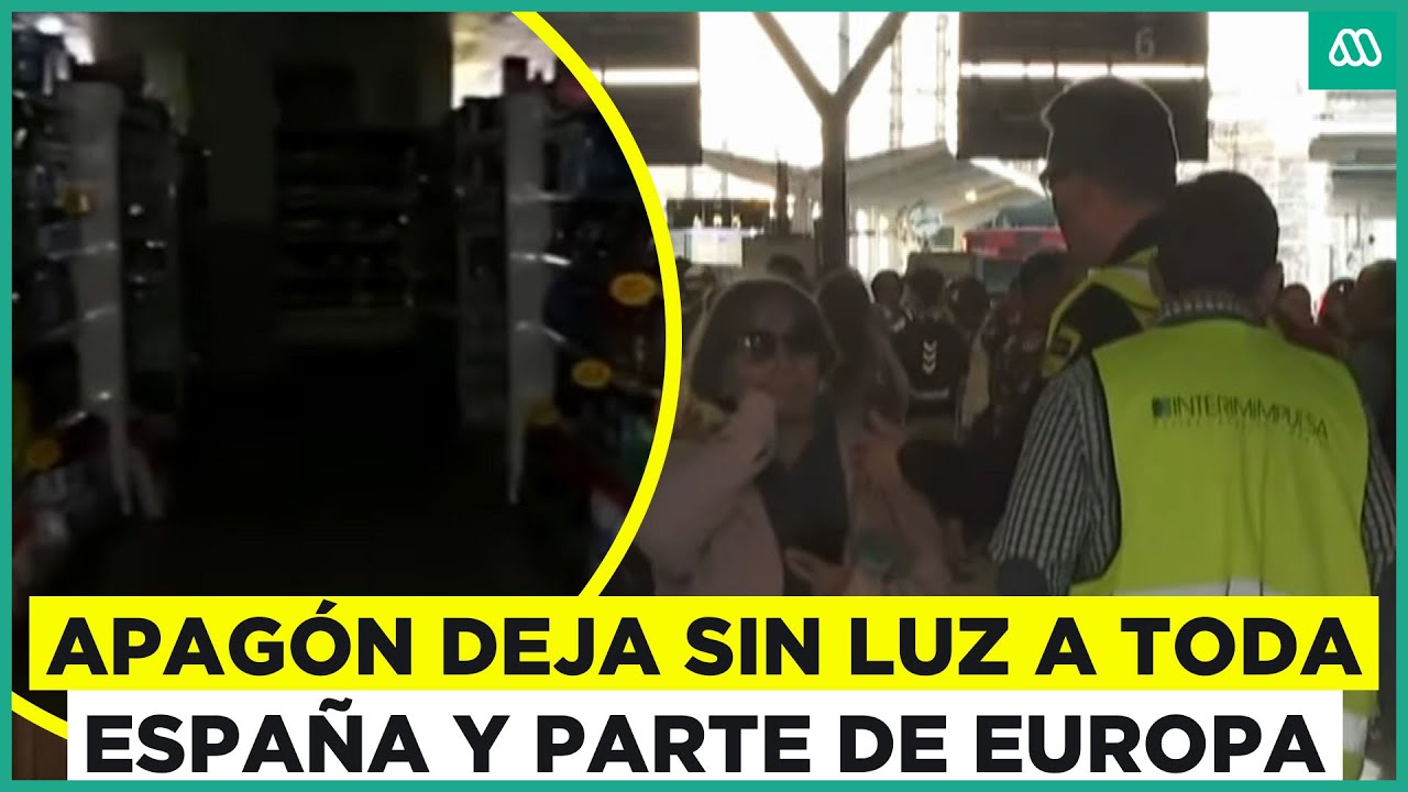 Apagón en Europa: Corte de luz afecta a toda España