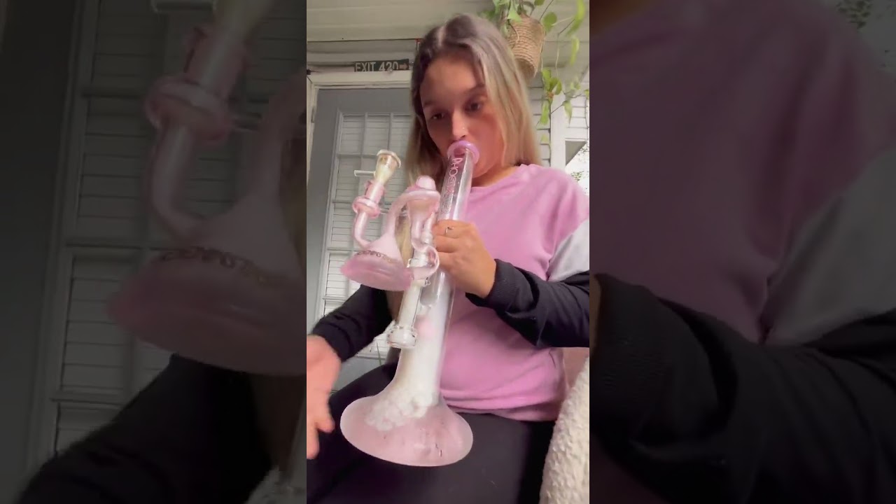 Phoenix Star 6-Arm Tree Perc Bong & Recycler Ash Catcher: Perfect Combo for Smooth Hits!#chillvibes