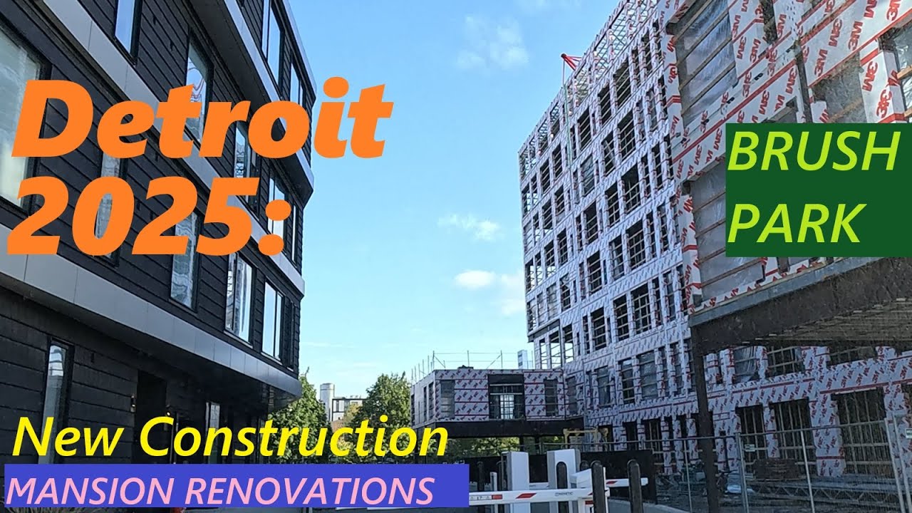 Brush Park Update: New Construction & Mansion Renovations. Glover House Watson Park. September, 2025
