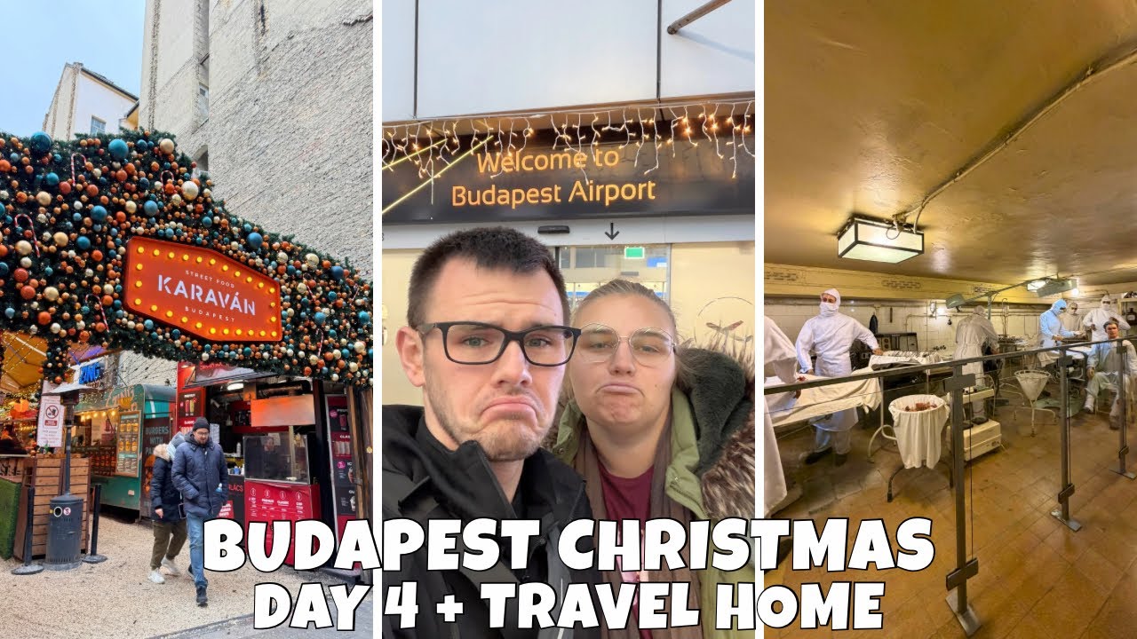 Рождественский день в Будапеште 4 + Домой | Больница в скале | Лангош | Квест-комната