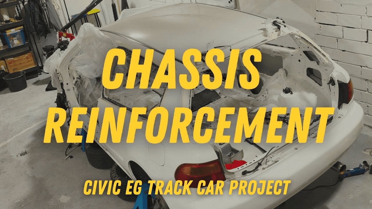 Civic EG Chassis #Reinforcement: Spot Welds Everywhere + Seam Welding Under the Hood