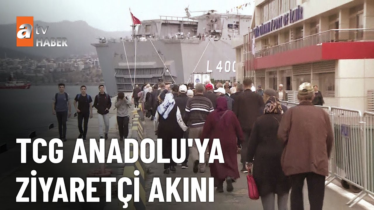 TCG Anadolu'ya İzmir'de yoğun ilgi! - atv Haber 5 Mayıs 2023