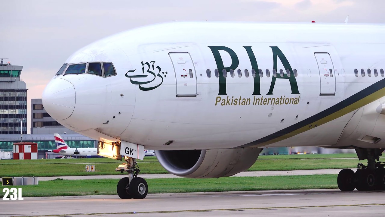 Superb Departure PK710 AP-BGK B772 Pakistan International Airlines PIA Manchester To Lahore 30/8/19