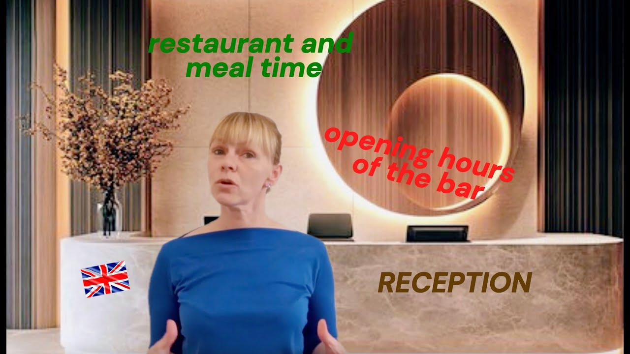 Check-in in lingua inglese in hotel.Parte II.Conversazione in inglese tra il receptionist e l'ospite
