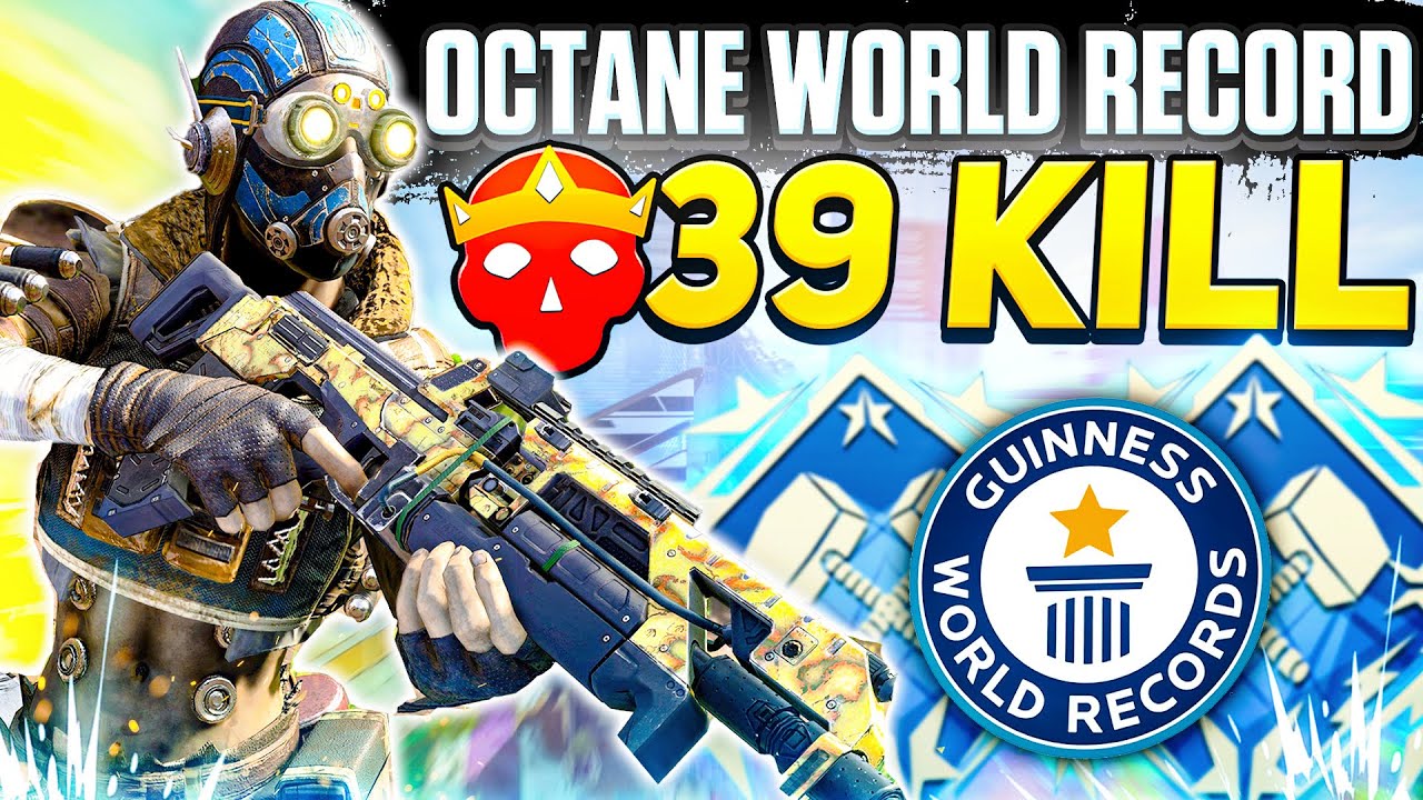 Apex Legends World record! Octane 39 kill gameplay season 10 on Olympus!