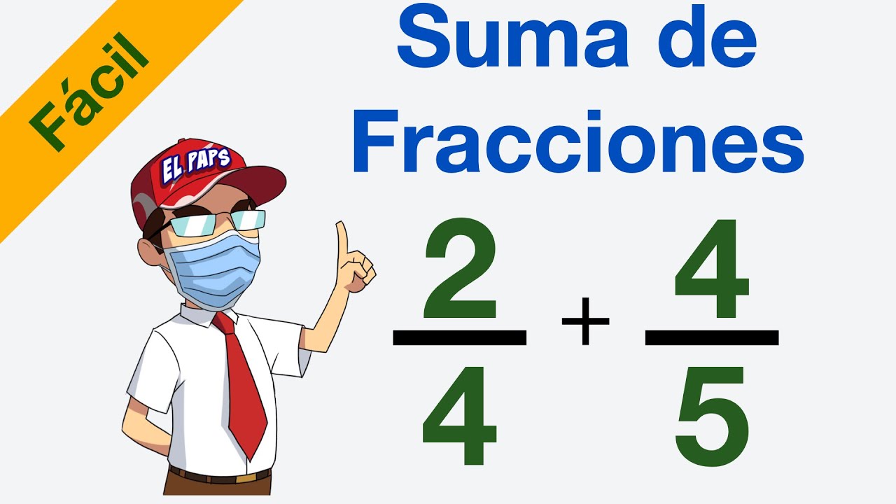 SUMA DE FRACCIONES CON DIFERENTE DENOMINADOR  Facilísimo 😉