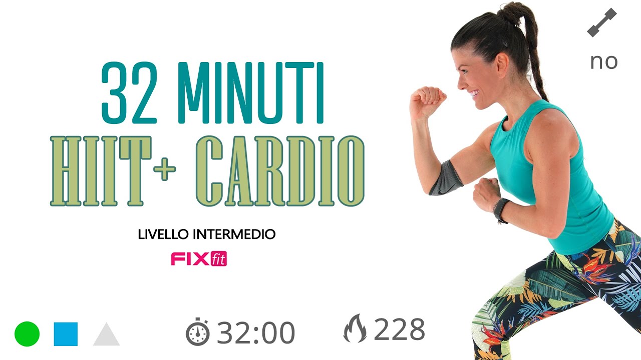 HIIT + Cardio! Allenamento Brucia Grassi Per Dimagrire e Tonificare