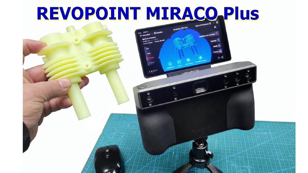 #740 Scanner 3D per riparare parti rotte? MIRACO Plus &ndash; Test reale di scansione e stampa 3D