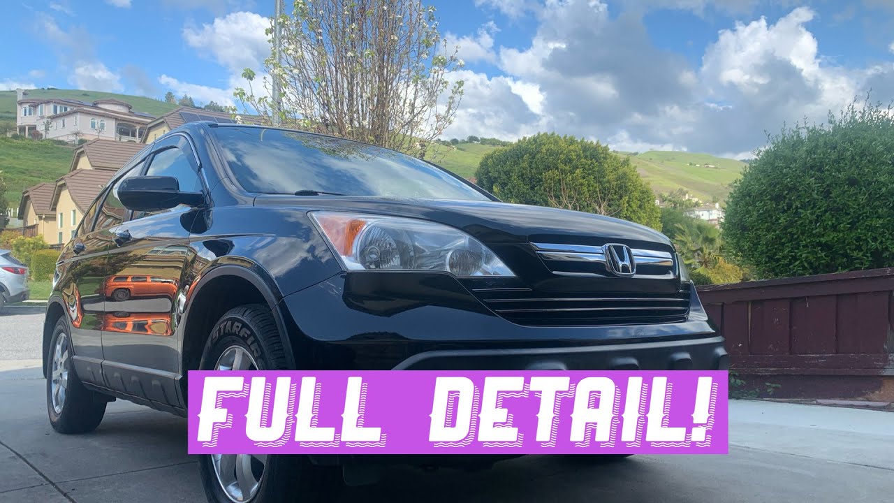 FULL DETAIL OF A BLACK CRV | BEFORE & AFTER!
