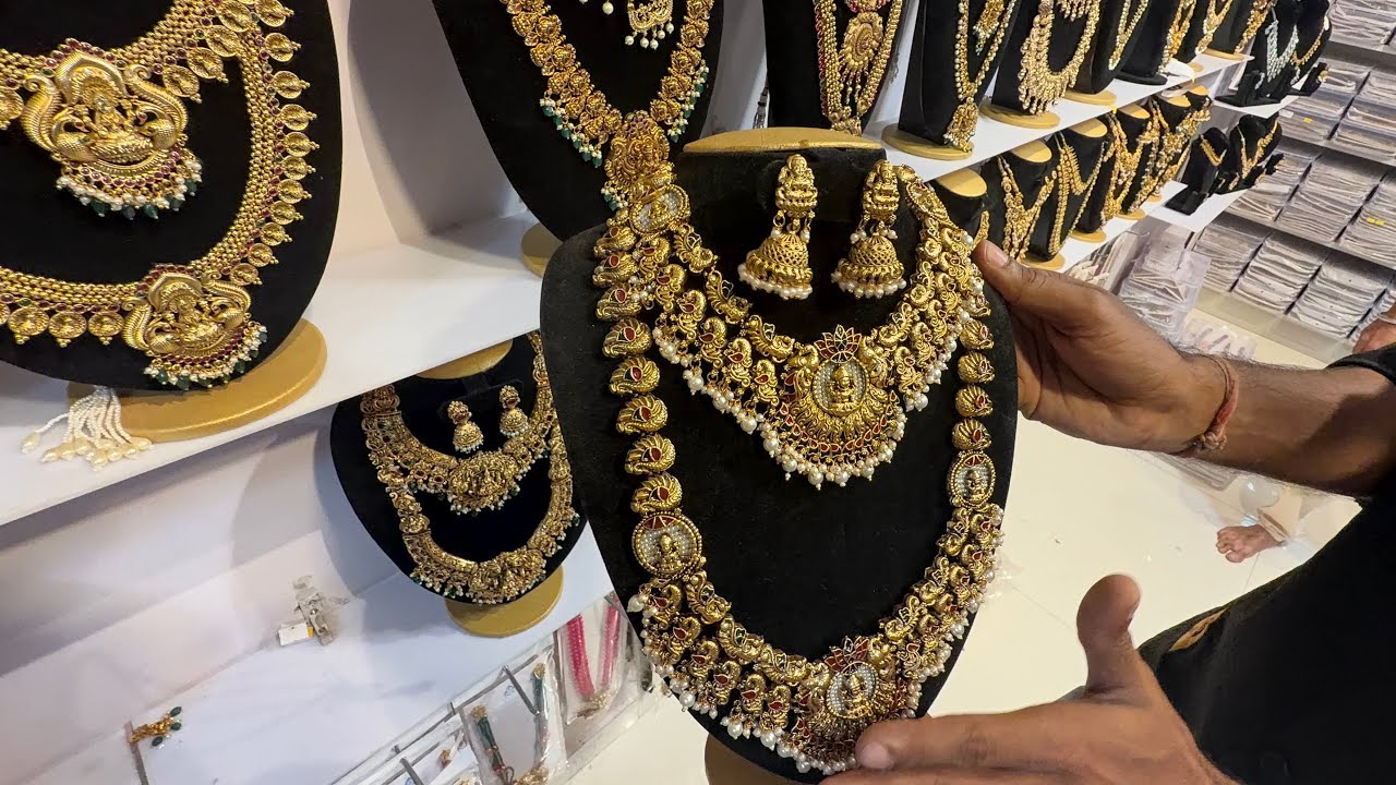 #chickpet Bangalore Wholesale Imitation Jewellery Ad Stone jewellery Victorian 