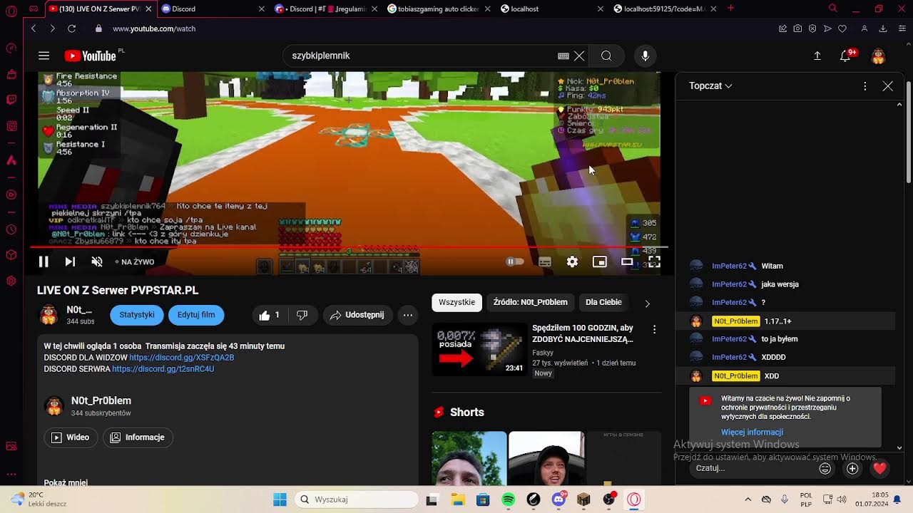 LIVE ON Z Serwer PVPSTAR.PL