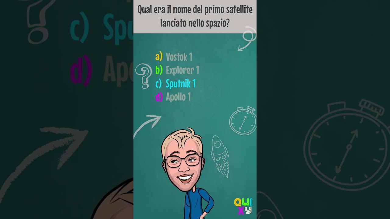 🚀 QUIXY - Quiz di Storia - Il Primo Satellite 🛸 