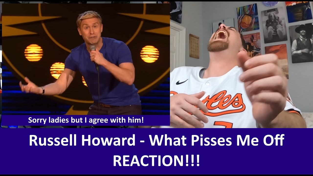 American Reacts Russell Howard - Here's What REALLY Pisses Me Off... REACTION