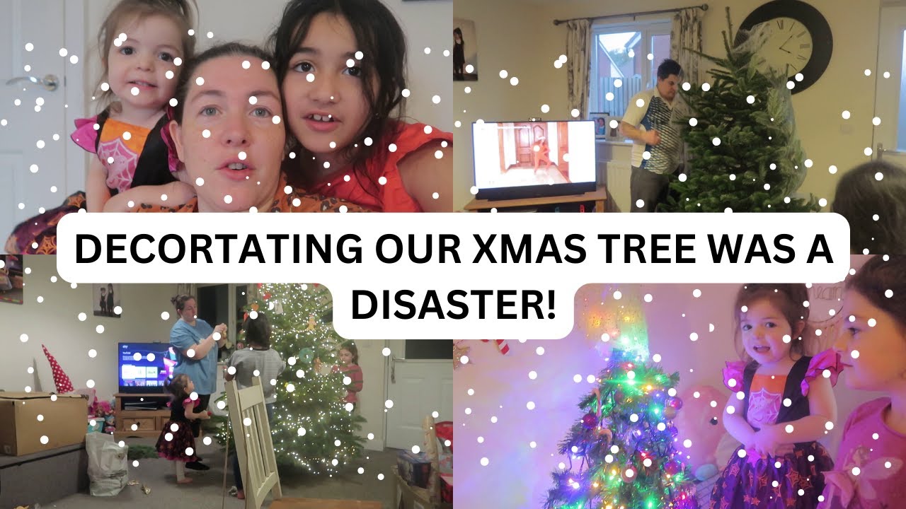 DECORATE WITH US 2023 | THINGS DID NOT GO WELL | CHRISTMAS 2023 VLOG