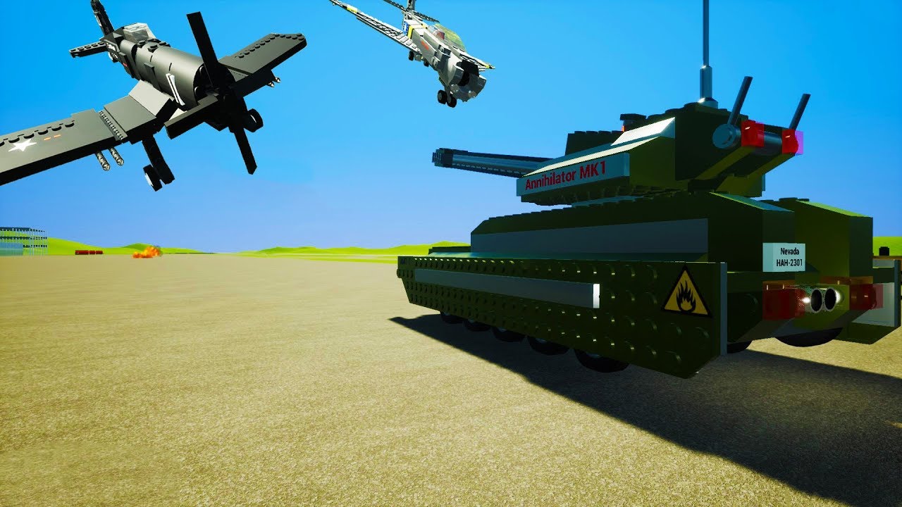 LEGO AIRPLANES VS LEGO TANKS! | Brick Rigs Gameplay Roleplay