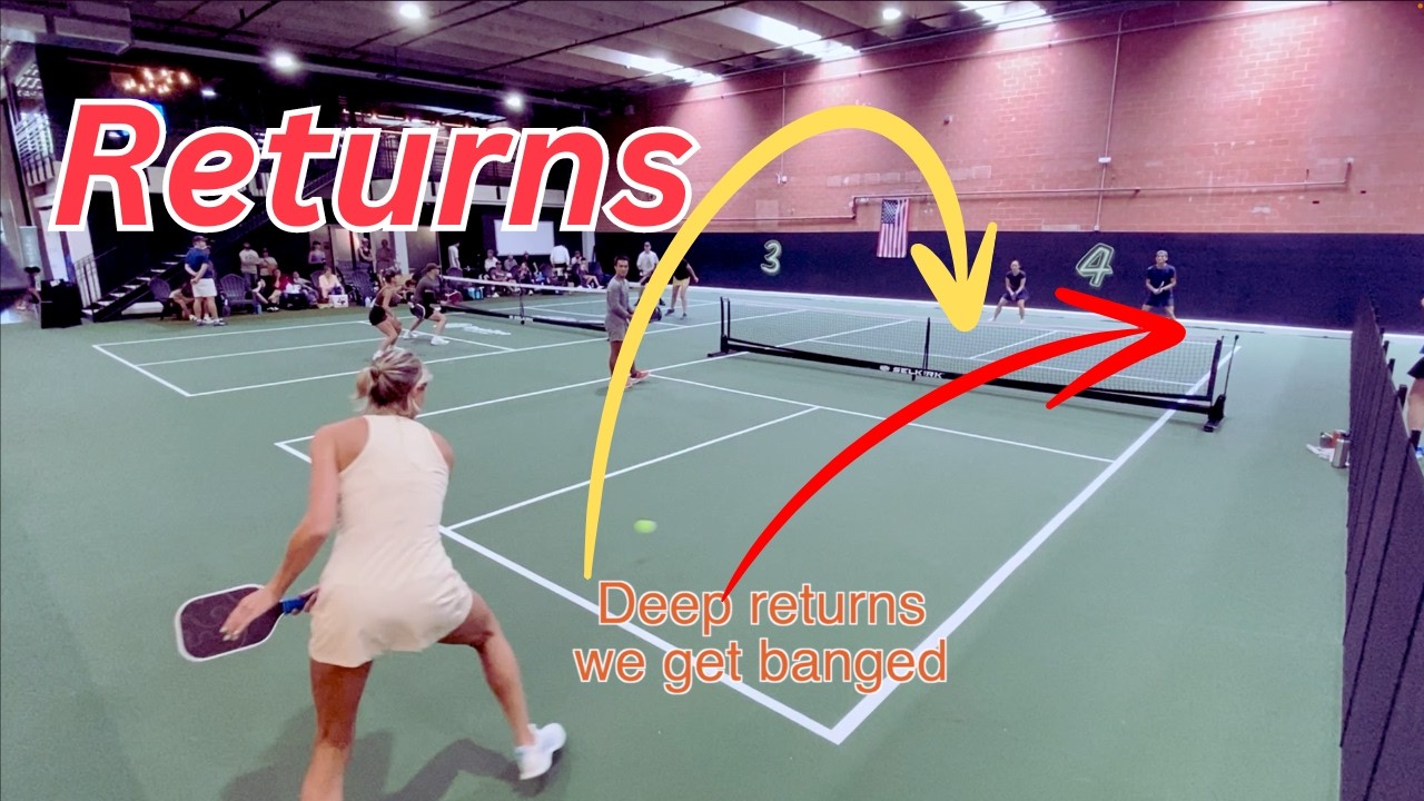 Mastering the RETURNS in pickleball - This is why you might be struggling against bangers!