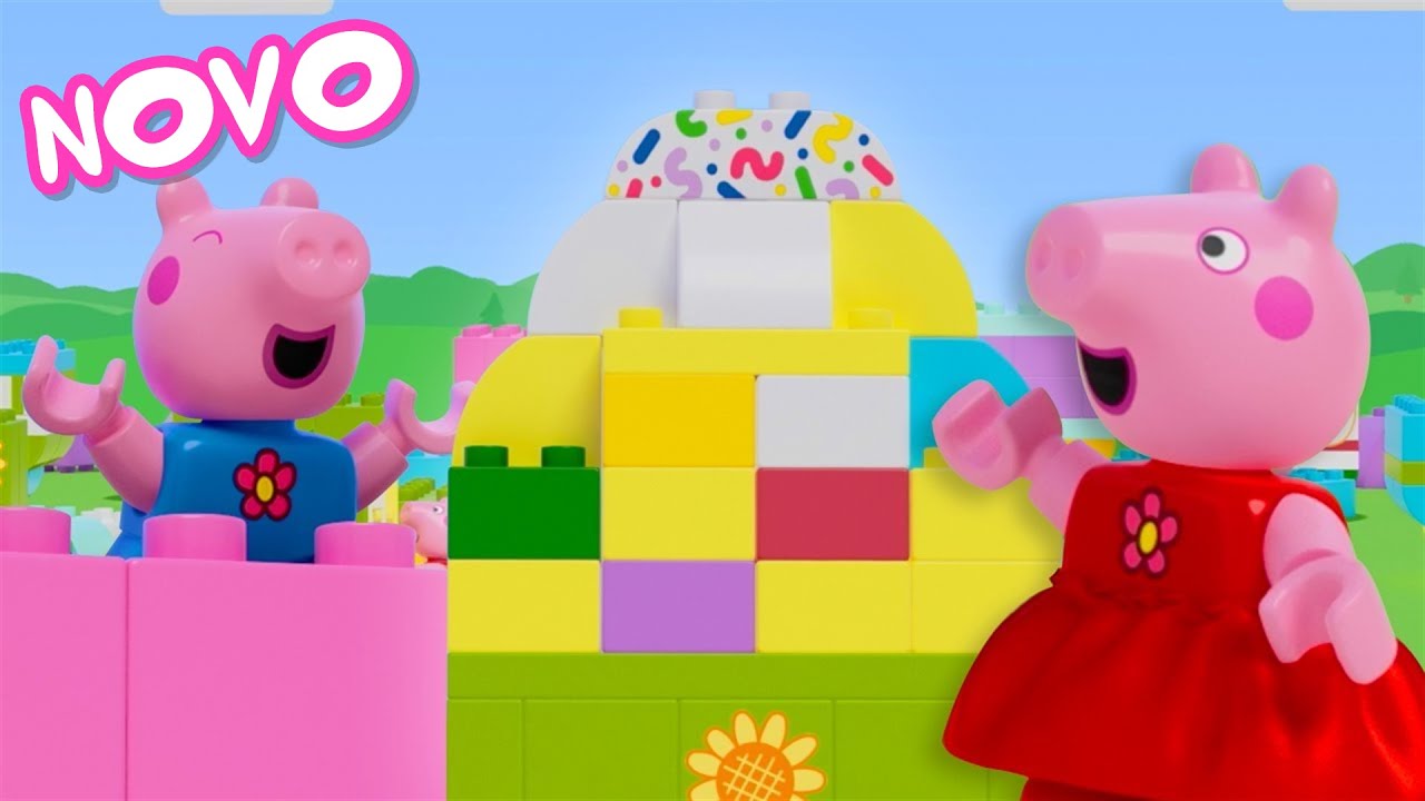 Peppa Pig Português Brasil 🐣 Caça aos Ovos de Páscoa 🍫 NOVO Contos da LEGO DUPLO Peppa Pig