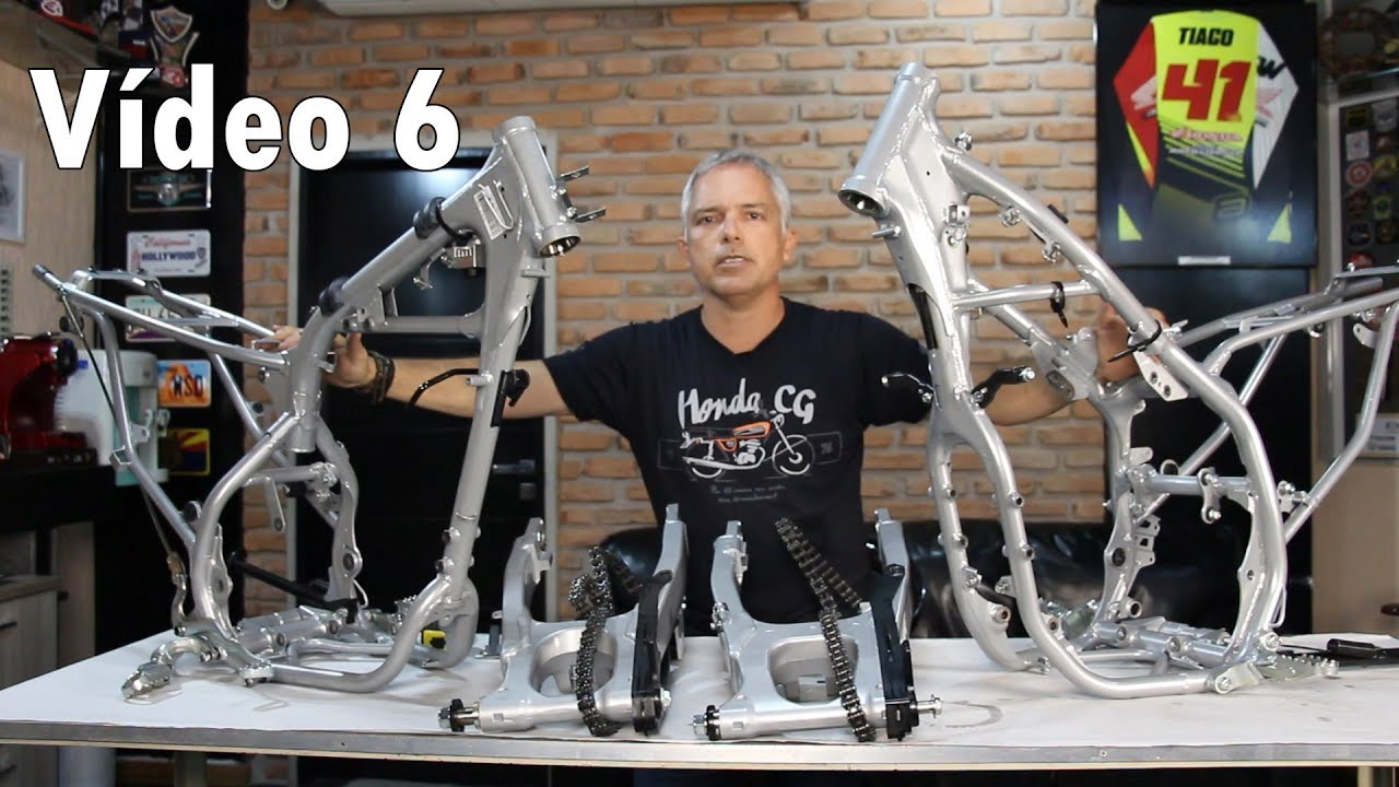 CRF 250F - Comparando chassis e balança!