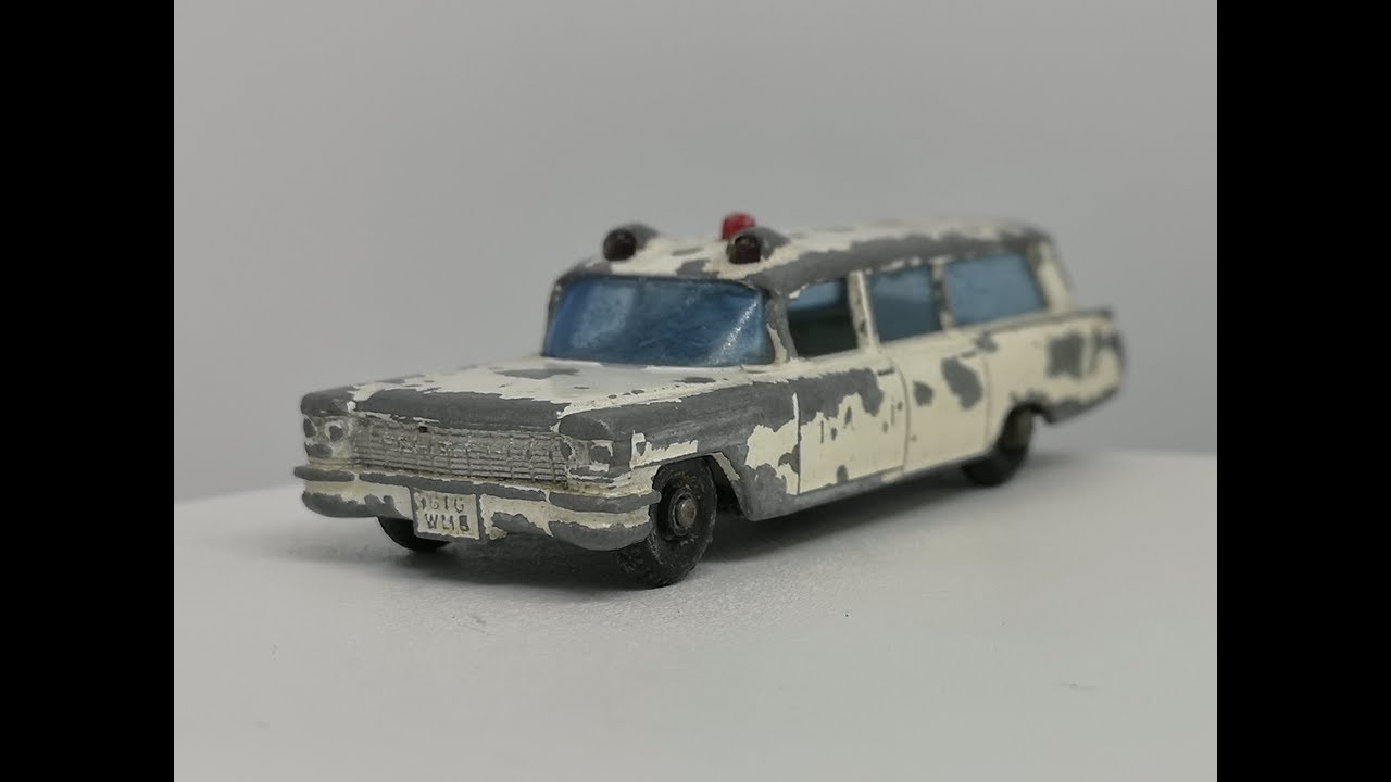 Matchbox S&S Cadillac Ambulance Ghostbusters Custom