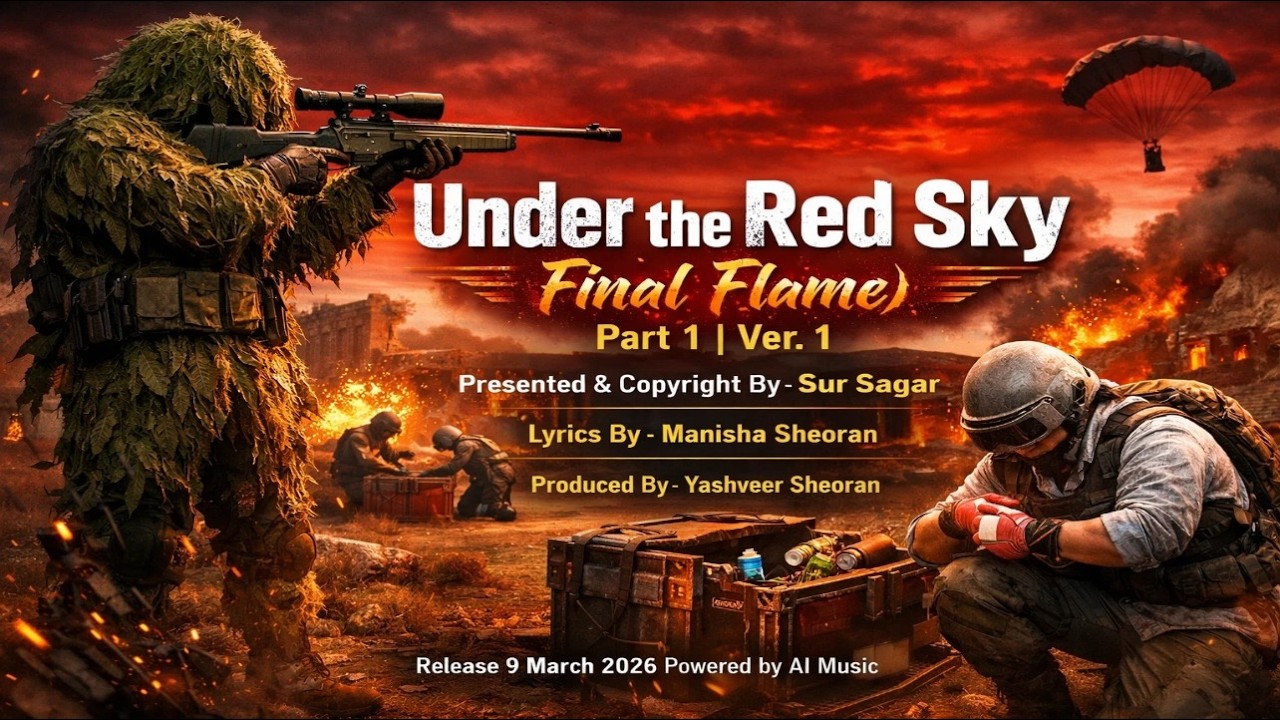 Under the Red Sky (Final Flame) | BGMI Game Background Song | Pubg Song | Lyrics By Manisha Sheoran