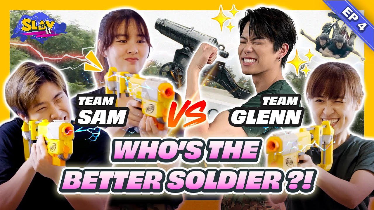 We Become WW2 Soldiers For A Day At Fort Siloso! (Ft. Glenn Yong And Samantha) | Slay It 最强玩家 EP4