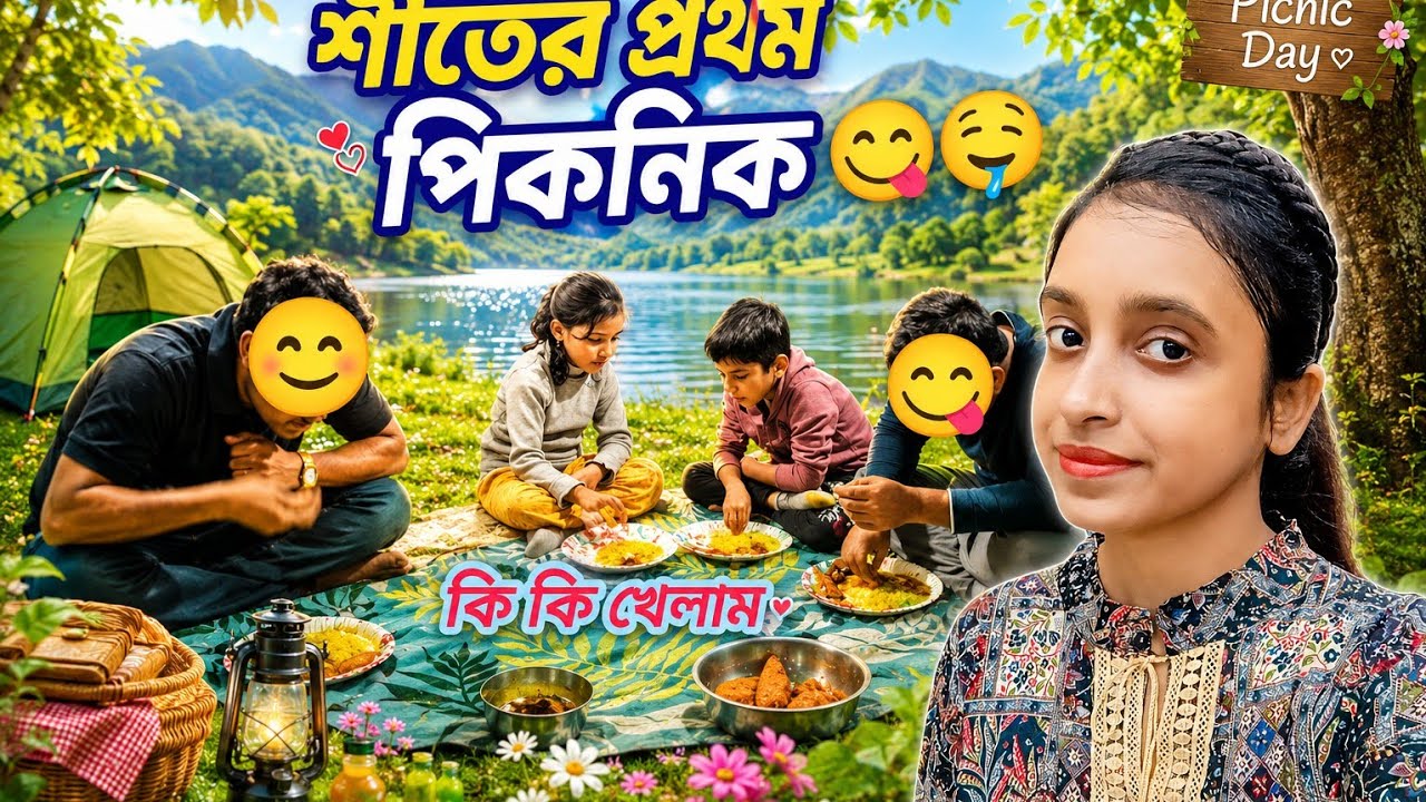 শীতের প্রথম পিকনিক||পিকনিকের দিন কি এমন হলো 🤷🏻‍♀️🙂🫠||Family Picnic Vlog||Daily vlog