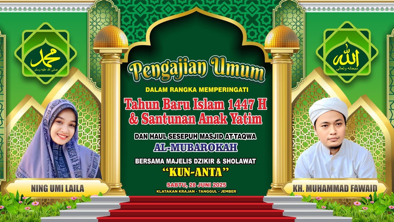🟢 MEMPERINGATI TAHUN BARU ISLAM 1447 H.  |  HAUL SESEPUH MASJID AT-TAQWA AL-MUBAROKAH | KLATAKAN