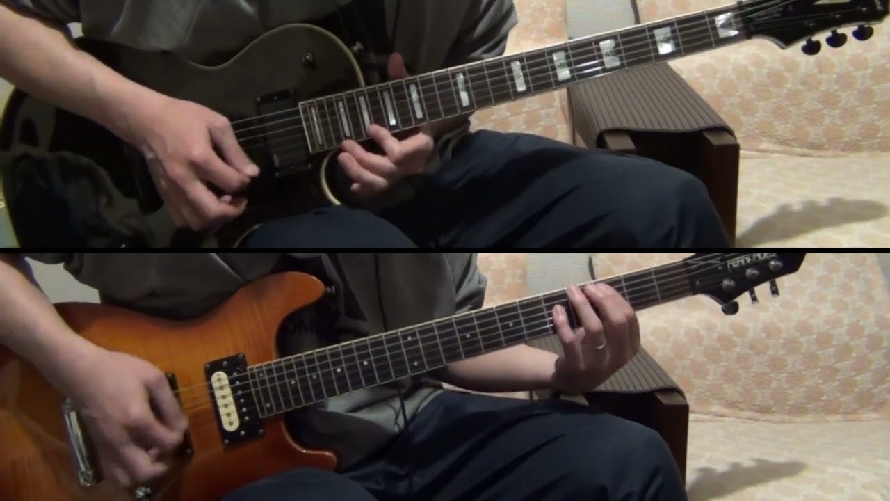 DIMENTION ZERO - Through The Virgin Sky guitar cover