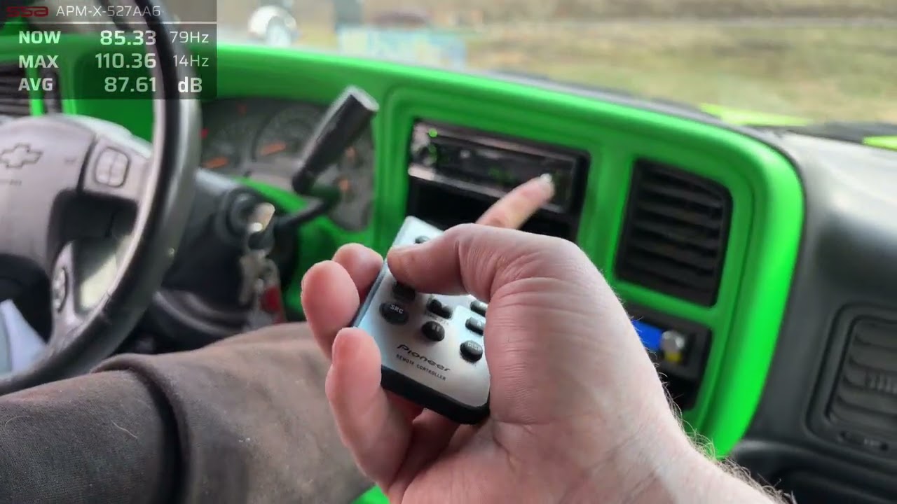 Taramps Bass 15K clamped power and SPL test in Keith's green Suburban