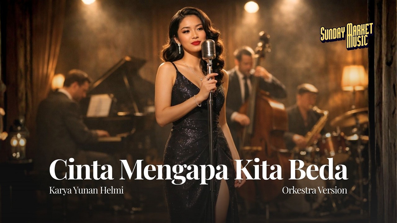 Cinta Mengapa Kita Beda - Orkestra Version ~ Lagu Patah Hati (Lyric Video)