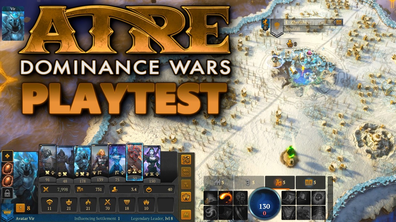 The best looking new 4X fantasy game now has a playtest on Steam! Atre: Dominance Wars gameplay 2026
