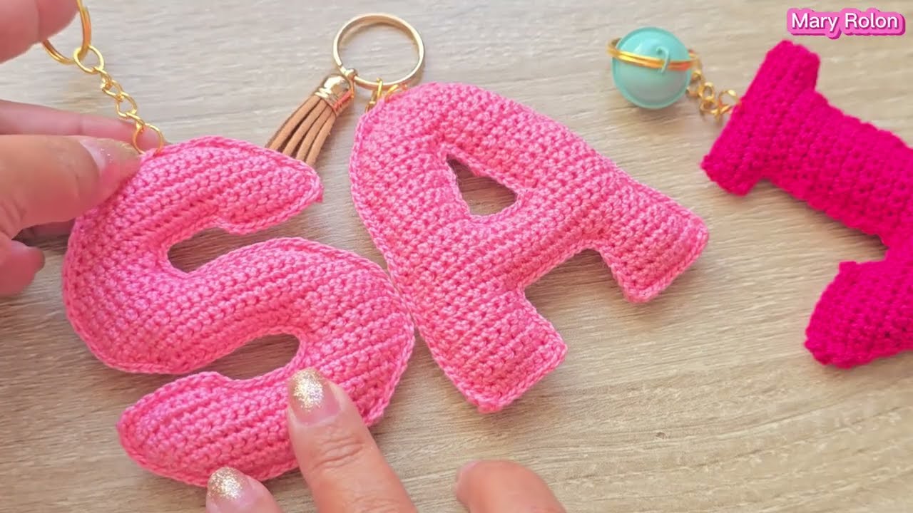 Letra S a Crochet 🧵 Ideal para Decorar y Personalizar | Todo en Crochet