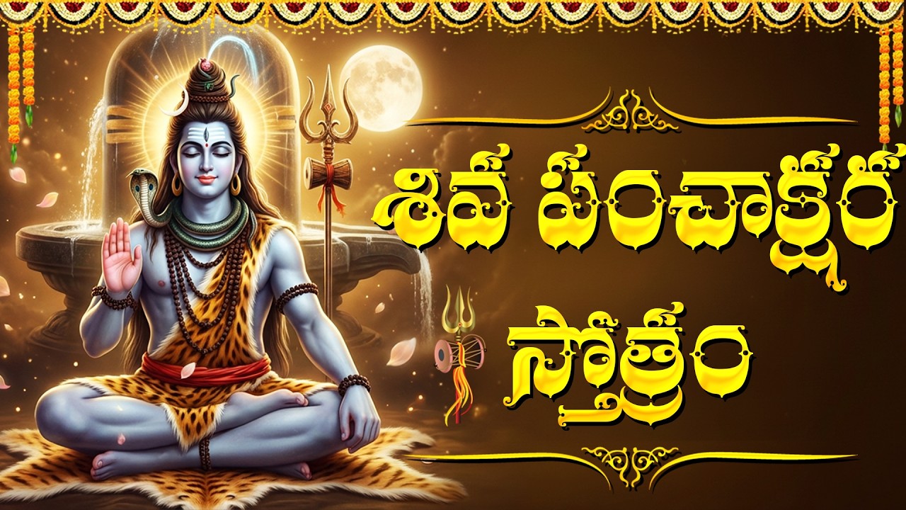 సోమవారం రోజు శివ పంచాక్షర స్తోత్రం | Monday Special Shiva Panchakshara Stotram Telugu