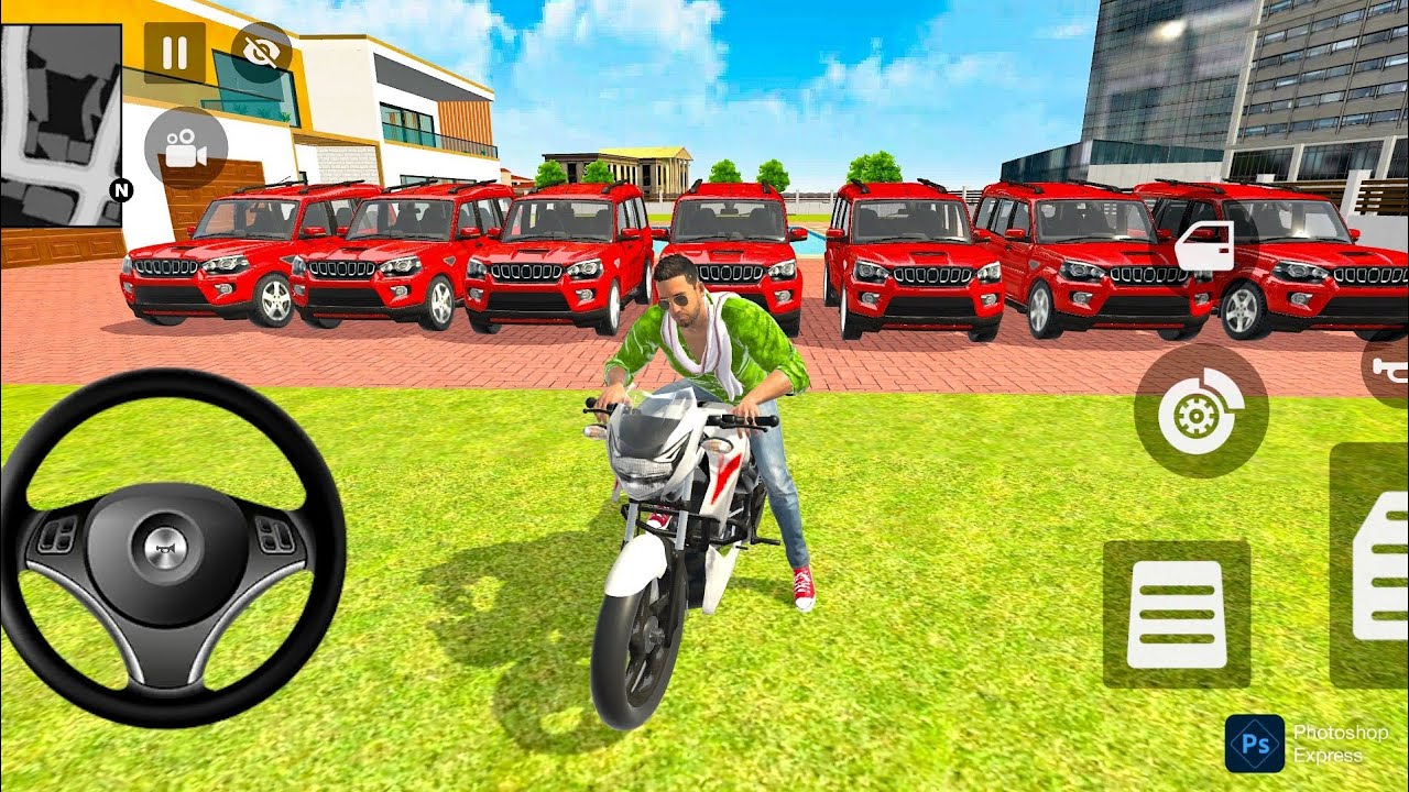 The Indian 🇮🇳 Theft Auto Simulator ofline Gameplay 🎮 Motifide Red Scorpio...