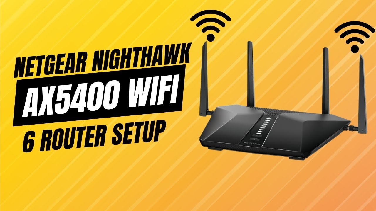 Настройка маршрутизатора Netgear Nighthawk AX5400 WiFi 6