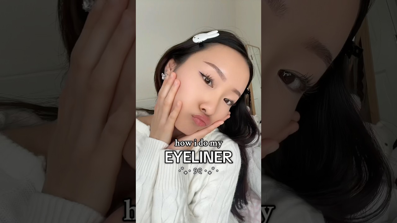 HOW TO DO EYELINER FOR BEGINNERS!!!! :) :D #eyeliner #makeuptutorial #eyelinertutorial #beautytips